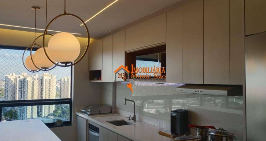 Apartamento com 2 dormitórios à venda, 89 m² por R$ 1.166.000,00 - Vila Augusta - Guarulhos/SP