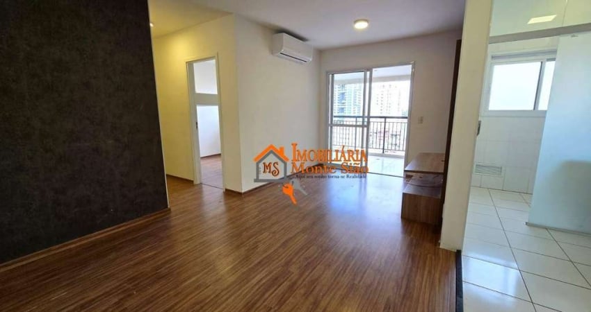 Apartamento com 2 dormitórios para alugar, 68 m² por R$ 3.000,00/mês - Picanço - Guarulhos/SP