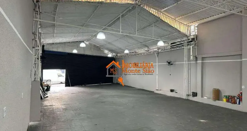 Galpão para alugar, 260 m² por R$ 12.207,43/mês - Centro - Guarulhos/SP
