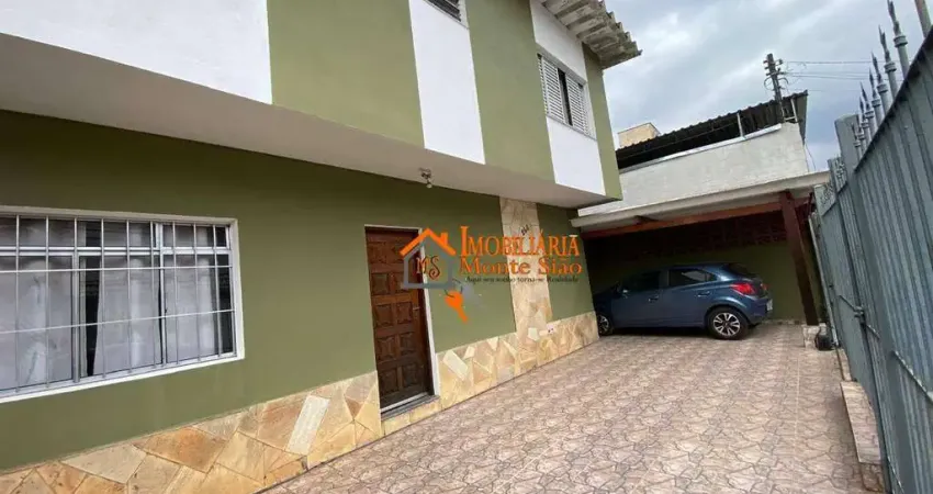 Sobrado à venda com 125m², 3 quartos, quintal e 3 vagas de garagem - Vila Zanardi, Guarulhos, SP
