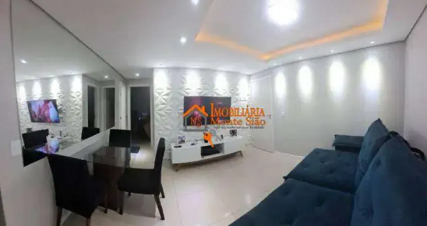 Apartamento com 2 dormitórios à venda, 58 m² por R$ 420.000,00 - Gopoúva - Guarulhos/SP