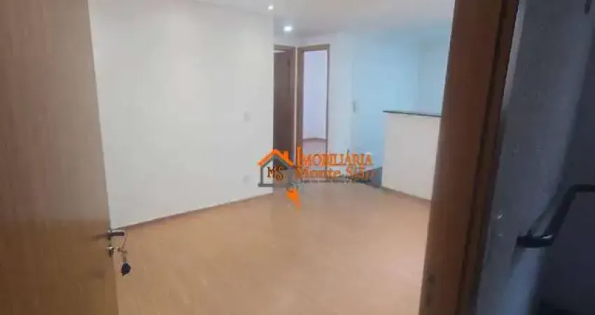 Apartamento com 2 dormitórios à venda, 45 m² por R$ 220.000,00 - Água Chata - Guarulhos/SP