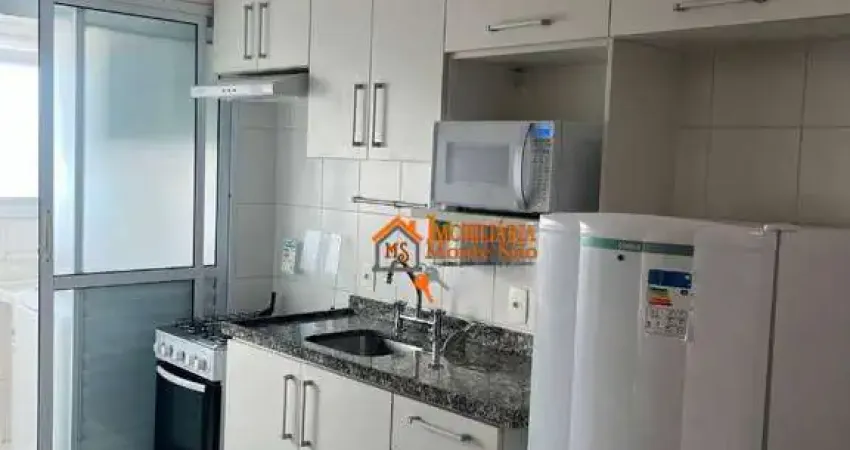Studio para locação com 30m² Mobiliado no Condomínio Inside - Gopouva - Guarulhos/SP