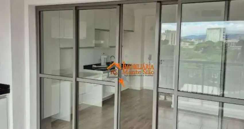 Studio com 1 dormitório para alugar, 39 m² por r$ 3.200,00/mês - vila camargos - guarulhos/sp