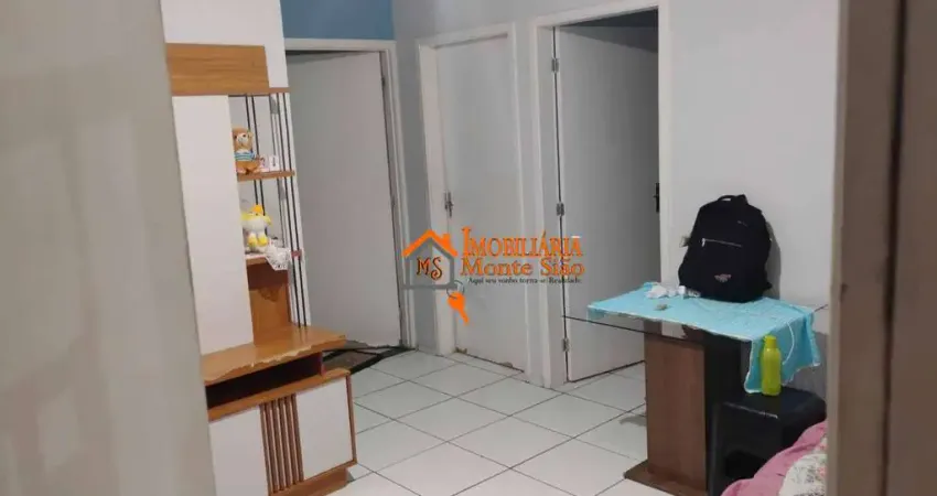 Apartamento com 2 dormitórios à venda, 48 m² por r$ 149.900,00 - jardim guilhermino - guarulhos/sp