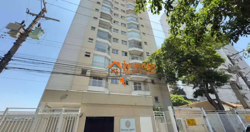 Apartamento com 2 dormitórios à venda, 50 m² por r$ 373.000,00 - gopoúva - guarulhos/sp
