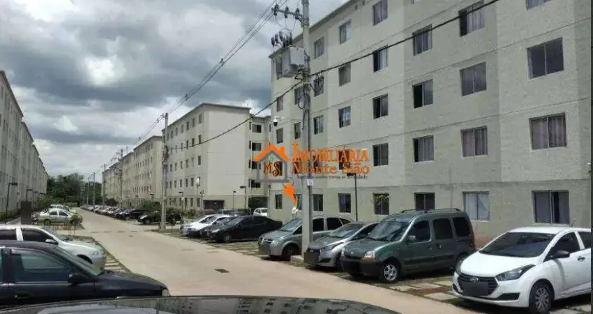 Apartamento com 2 dormitórios à venda, 39 m² por r$ 111.816 - vila nova bonsucesso - guarulhos/sp