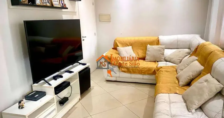 Apartamento com 3 dormitórios à venda, 66 m² por r$ 630.000,00 - vila augusta - guarulhos/sp