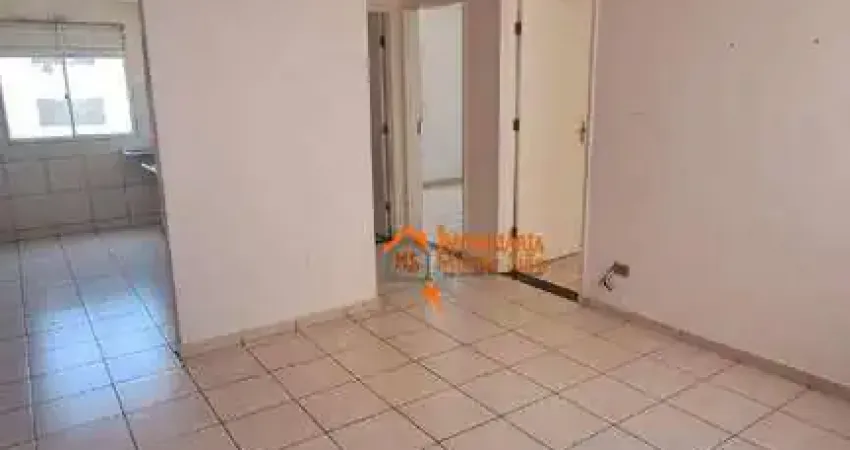 Apartamento com 2 dormitórios para alugar, 50 m² por r$ 1.200,00/mês - bonsucesso - guarulhos/sp