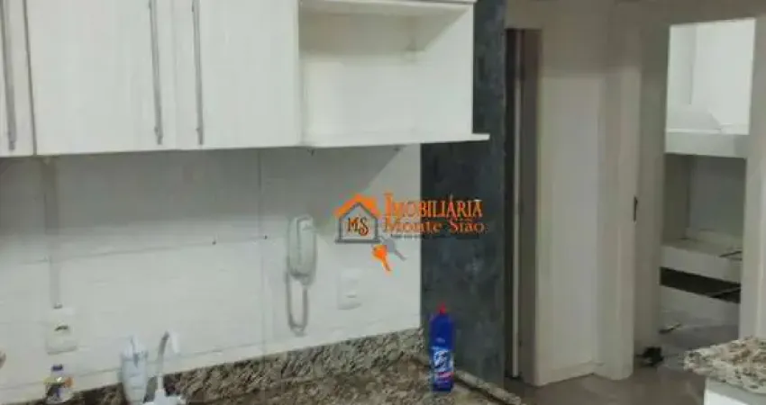 Apartamento com 2 dormitórios para alugar, 56 m² por r$ 2.565,00/mês - jardim ansalca - guarulhos/sp