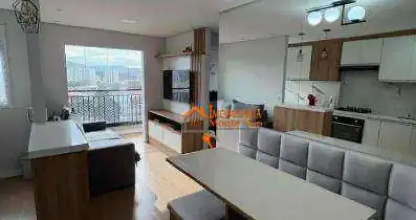 Apartamento com 2 dormitórios à venda, 42 m² por r$ 426.000,00 - vila galvão - guarulhos/sp