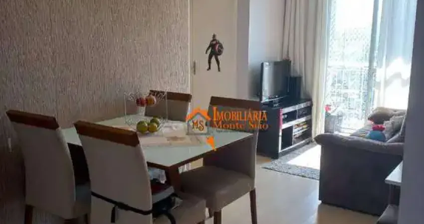 Apartamento com 2 dormitórios à venda, 52 m² por r$ 320.000,00 - jardim capri - guarulhos/sp