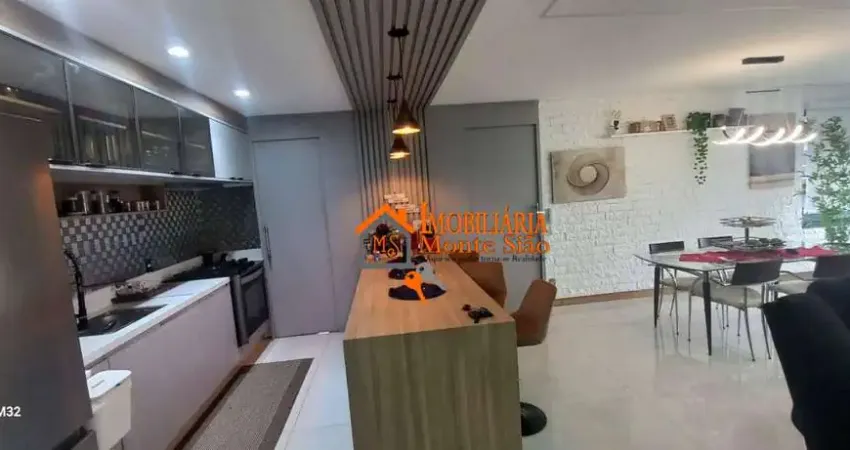 Apartamento com 2 dormitórios à venda por r$ 798.000,00 - vila augusta - guarulhos/sp