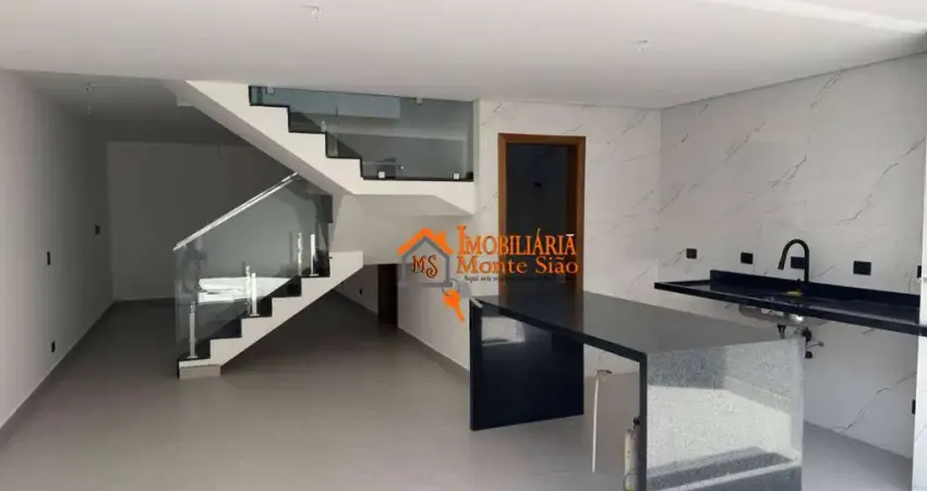 Sobrado com 3 dormitórios à venda, 210 m² por r$ 1.380.000,00 - jardim vila galvão - guarulhos/sp