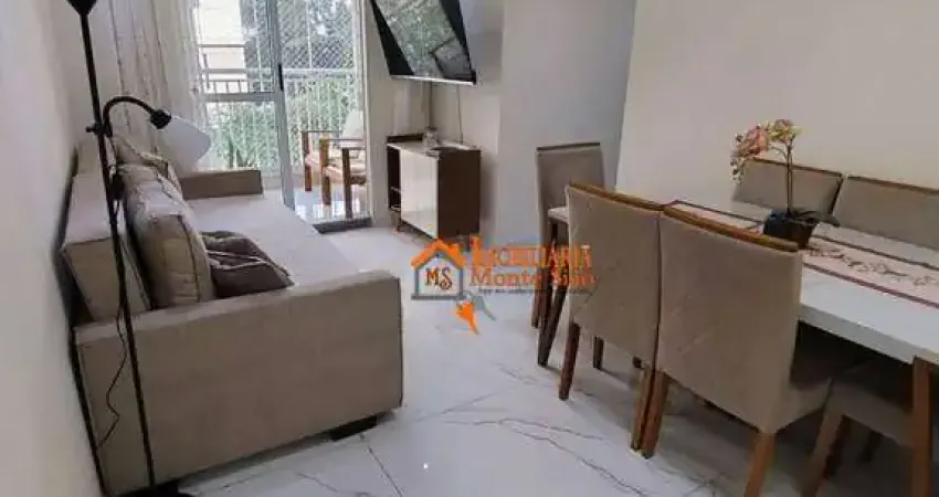 Apartamento com 3 dormitórios à venda, 61 m² por r$ 490.000,00 - vila endres - guarulhos/sp