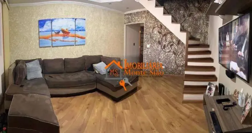 Sobrado com 3 dormitórios à venda, 200 m² por r$ 535.000,00 - jardim bananal - guarulhos/sp