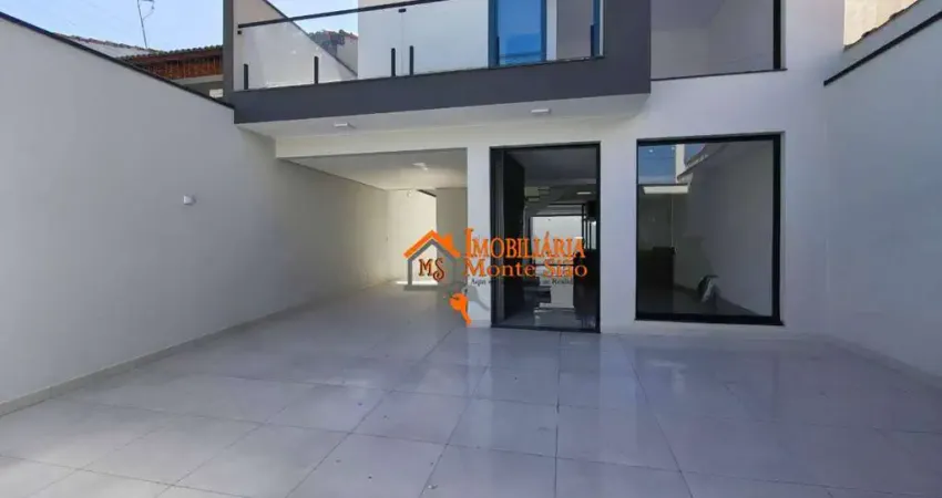 Sobrado com 3 dormitórios à venda, 150 m² por r$ 1.250.000,00 - carmela iii - guarulhos/sp