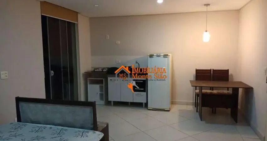 Studio com 1 dormitório à venda, 36 m² por r$ 430.000,00 - vila augusta - guarulhos/sp