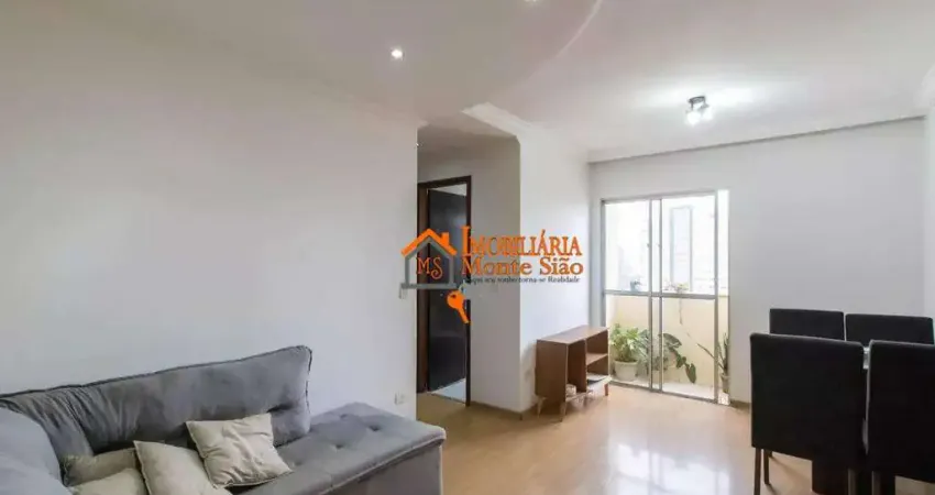 Apartamento com 2 dormitórios à venda, 57 m² por r$ 350.000,00 - vila paulista - guarulhos/sp