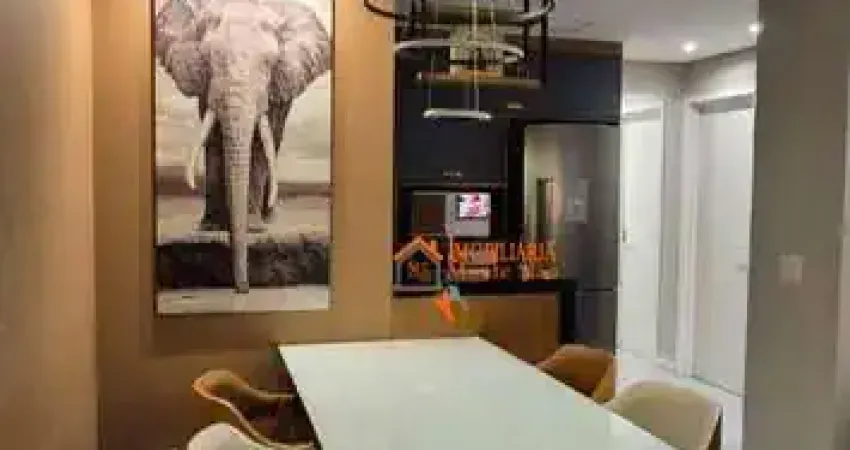 Apartamento com 3 dormitórios à venda, 82 m² por r$ 1.042.000,00 - jardim flor da montanha - guarulhos/sp