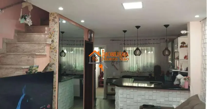 Sobrado com 2 dormitórios à venda, 52 m² por r$ 437.000,00 - residencial parque cumbica - guarulhos/sp