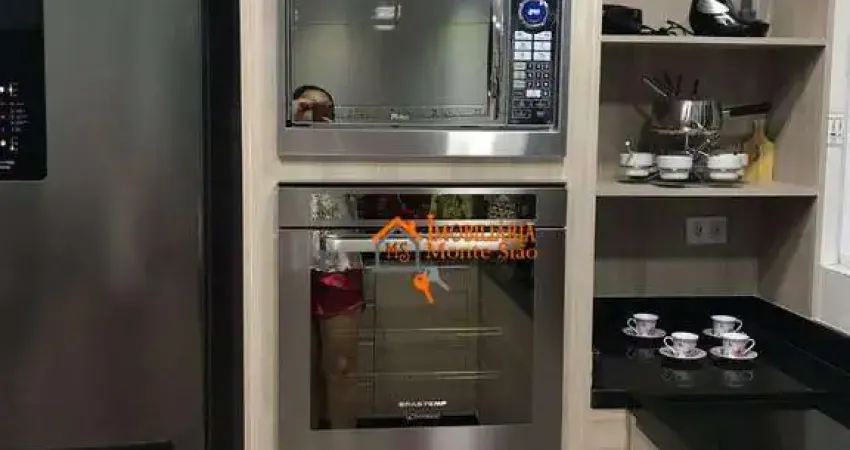 Sobrado com 3 dormitórios para alugar, 197 m² por r$ 3.000,00/mês - parque flamengo - guarulhos/sp