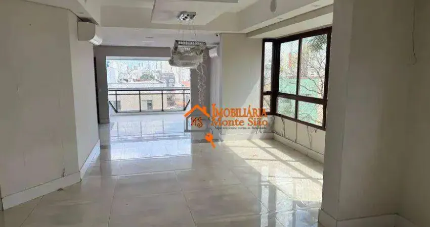 Apartamento com 4 dormitórios, 200 m² - venda por r$ 1.331.000,00 ou aluguel por r$ 9.231,66/mês - jardim são jorge - guarulhos/sp