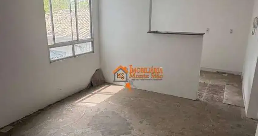 Apartamento com 2 dormitórios à venda, 44 m² por r$ 230.000,00 - vila alzira - guarulhos/sp