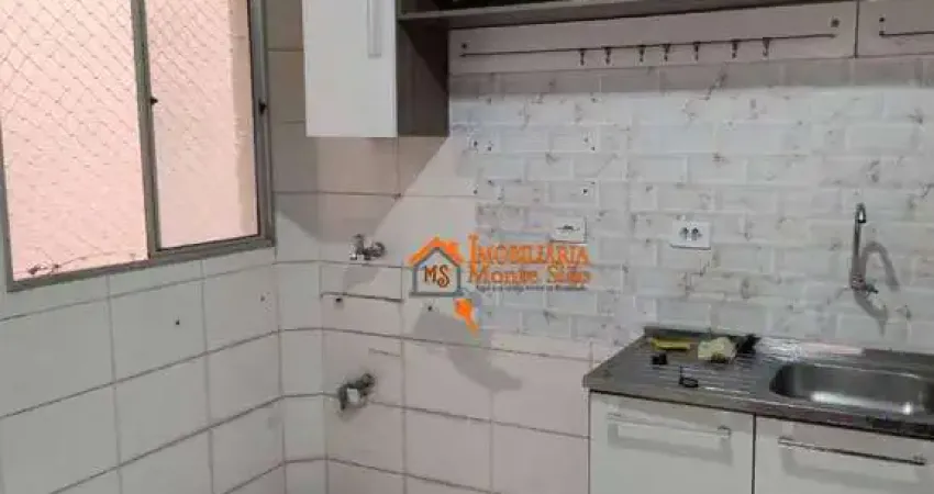 Apartamento com 2 dormitórios à venda, 44 m² por r$ 207.000,00 - jardim são luis - guarulhos/sp