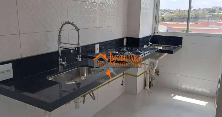 Apartamento com 2 dormitórios à venda, 41 m² por r$ 250.000,00 - jardim iv centenário - guarulhos/sp