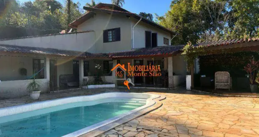 Casa com 4 dormitórios à venda, 450 m² por r$ 1.917.000,00 - jardim cinco lagos de santa maria - mairiporã/sp