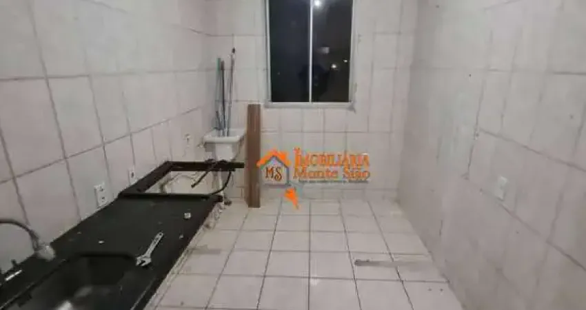 Apartamento com 2 dormitórios à venda, 45 m² por r$ 185.000,00 - pimentas - guarulhos/sp