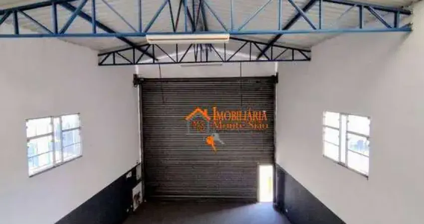 Galpão para alugar, 100 m² por r$ 5.000,00/mês - cidade jardim cumbica - guarulhos/sp