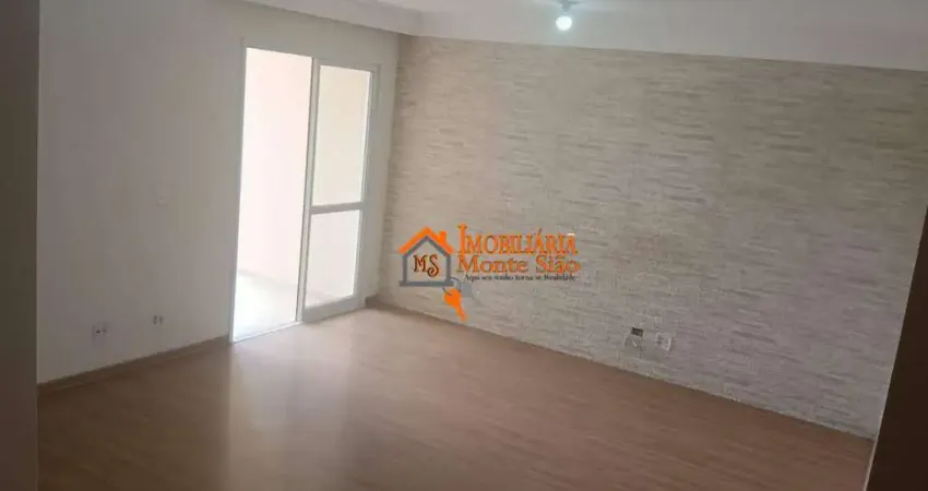 Apartamento com 3 dormitórios à venda, 76 m² por r$ 530.000,00 - jardim nova taboão - guarulhos/sp