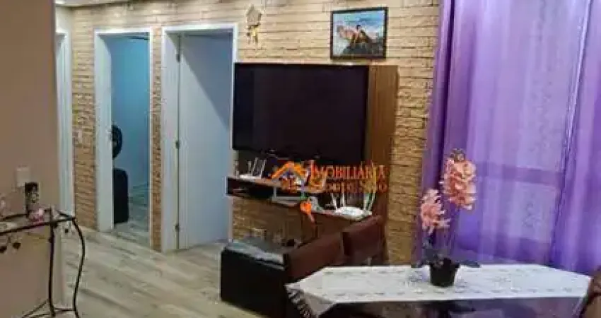 Apartamento com 2 dormitórios à venda, 48 m² por r$ 320.000,00 - jardim são domingos - guarulhos/sp