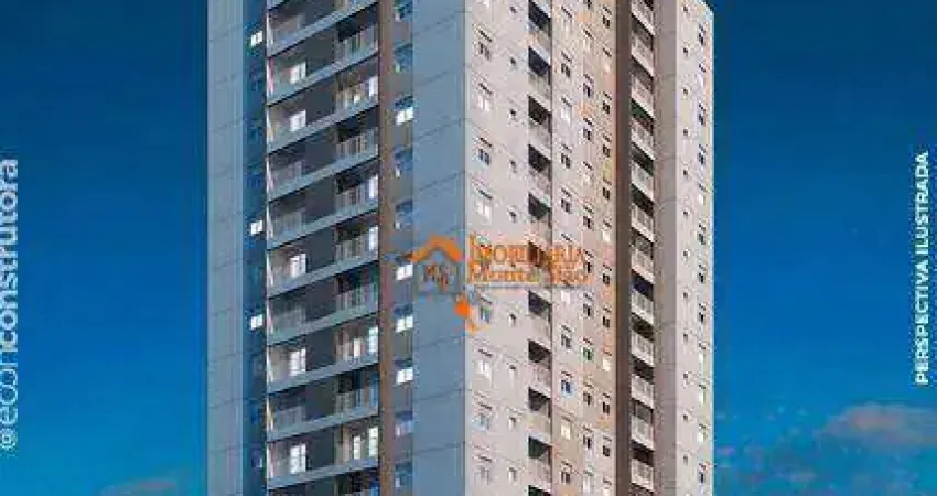 Apartamento com 2 dormitórios à venda, 42 m² por r$ 415.000,00 - vila das bandeiras - guarulhos/sp