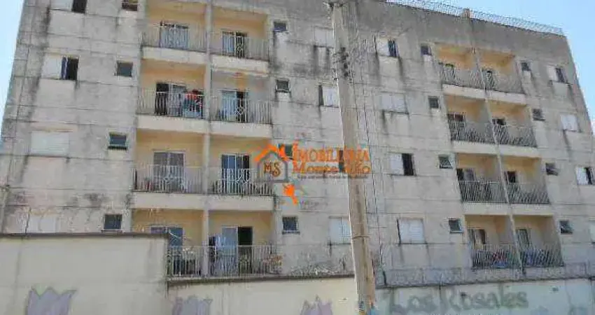 Apartamento com 2 dormitórios à venda, 44 m² por r$ 160.106 - vila real - guarulhos/sp