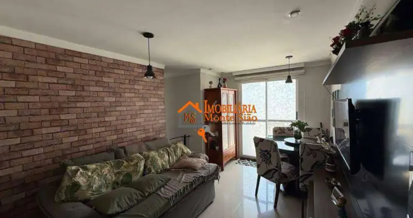 Apartamento com 3 dormitórios à venda, 61 m² por r$ 480.000,00 - vila endres - guarulhos/sp