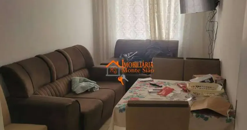 Apartamento com 2 dormitórios à venda, 50 m² por r$ 170.000,00 - jardim nova cidade - guarulhos/sp