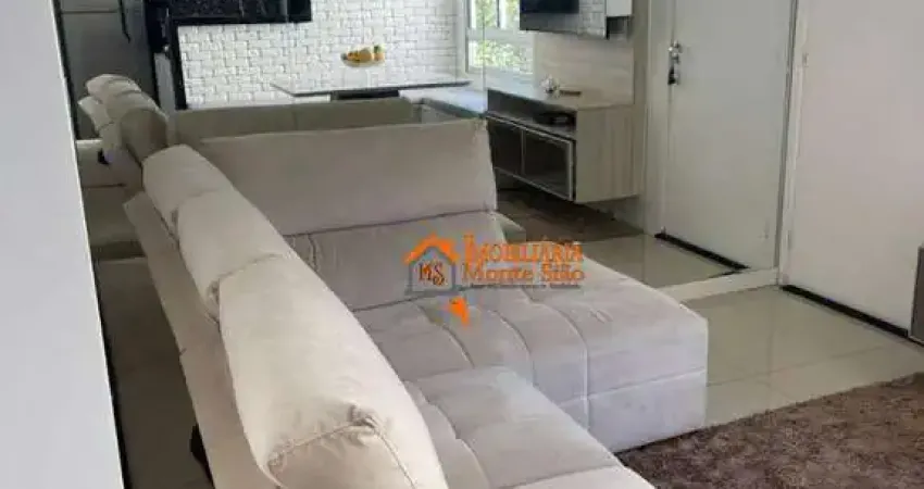 Apartamento com 2 dormitórios à venda, 44 m² por r$ 290.000,00 - jardim ansalca - guarulhos/sp