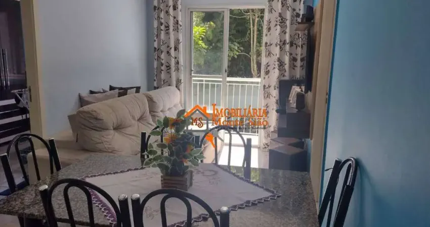 Apartamento com 3 dormitórios à venda, 51 m² por r$ 280.000,00 - jardim são domingos - guarulhos/sp