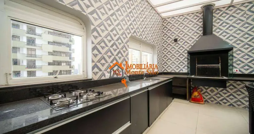 Cobertura com 4 dormitórios à venda, 234 m² por r$ 2.500.000,00 - anália franco - são paulo/sp