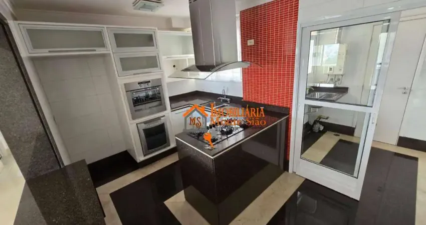 Apartamento com 4 dormitórios, 113 m² - venda por r$ 1.500.000,00 ou aluguel por r$ 11.137,45/mês - centro - guarulhos/sp