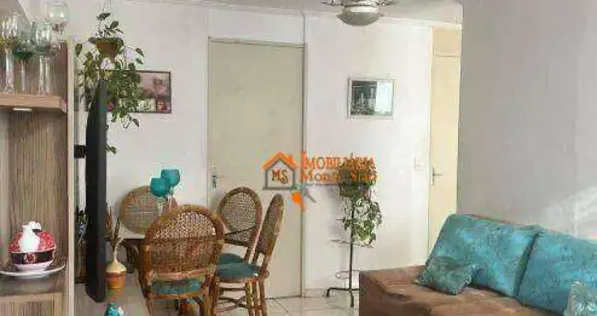 Apartamento com 3 dormitórios à venda, 63 m² por r$ 340.000 - parque cecap - guarulhos/sp