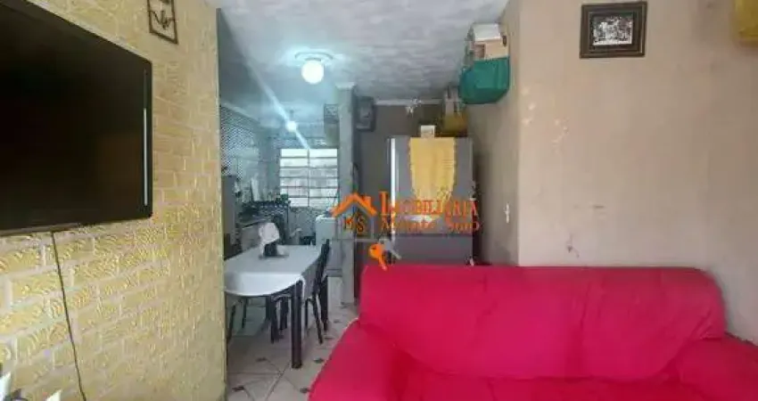Apartamento com 2 dormitórios à venda, 44 m² por r$ 110.000,00 - lavras - guarulhos/sp