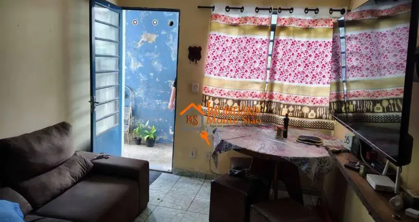 Casa com 2 dormitórios à venda, 50 m² por r$ 181.000,00 - jardim presidente dutra - guarulhos/sp