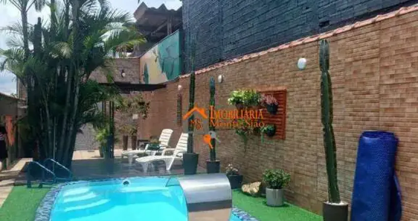 Sobrado com 2 dormitórios à venda, 192 m² por r$ 580.000,00 - cidade soberana - guarulhos/sp