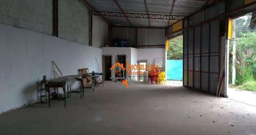 Galpão para alugar, 210 m² por R$ 4.500/mês - Taboão - Guarulhos/SP