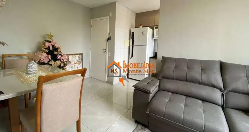 Apartamento com 2 dormitórios à venda, 44 m² por R$ 250.000,00 - Vila Nova Bonsucesso - Guarulhos/SP