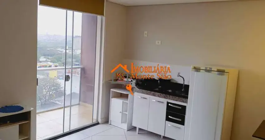 Studio com 1 dormitório para alugar, 36 m² por R$ 2.500,00/mês - Vila Augusta - Guarulhos/SP